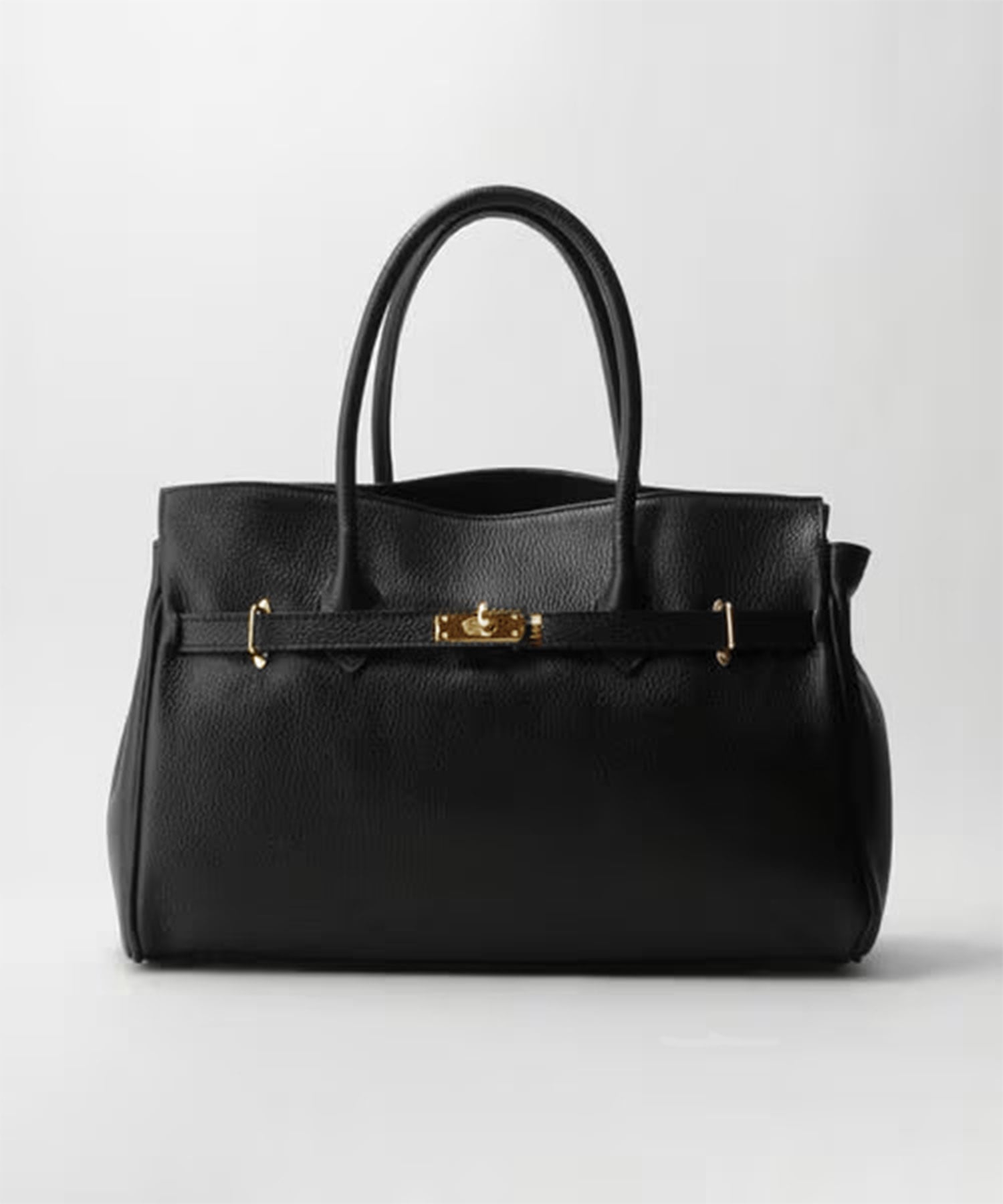 美品】AULENTTI トートバッグ BLACK - トートバッグ