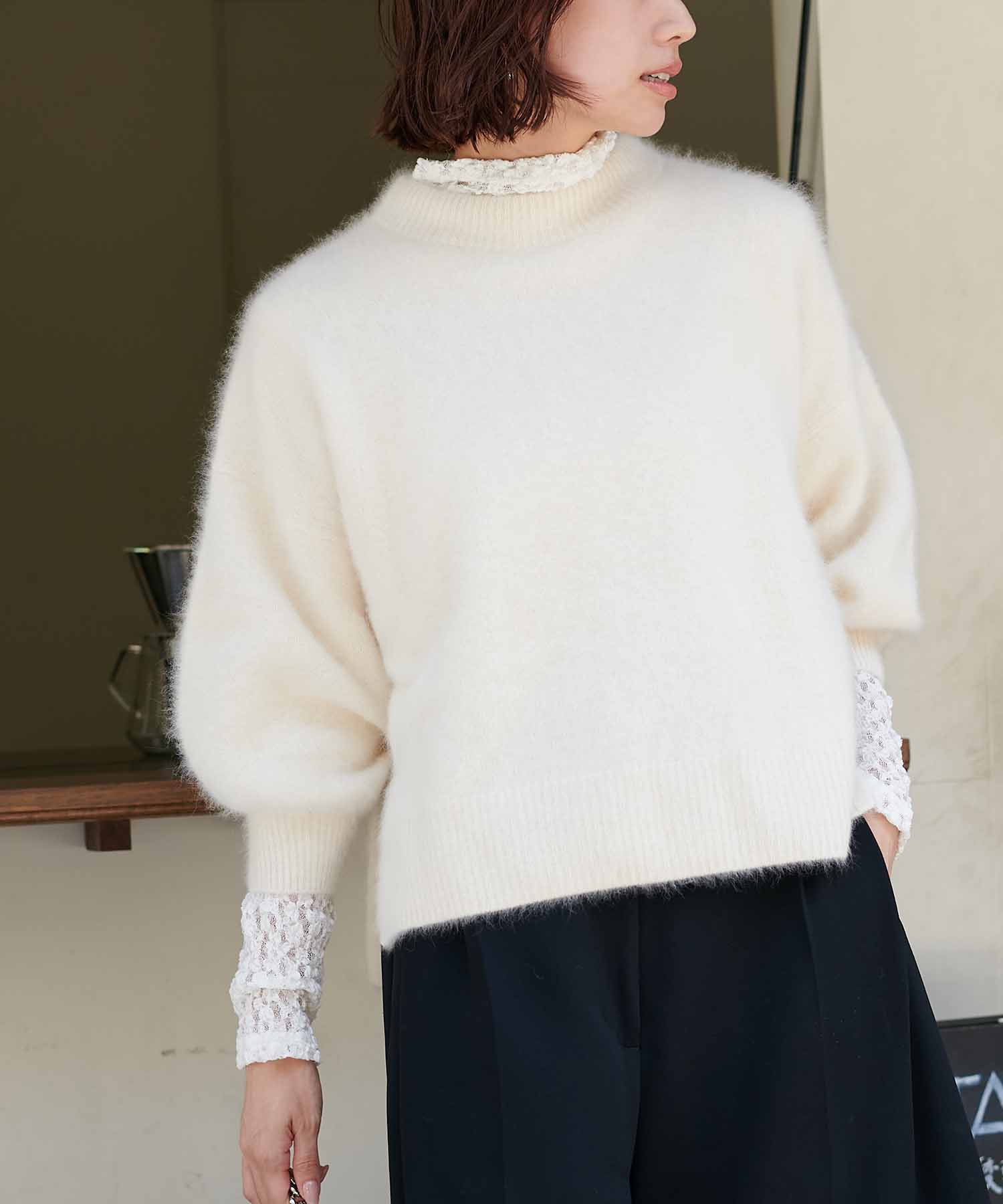 2023人気特価 良品 INED TRICOT TRICOT - ＆ GREGE BREVETE ラクーン