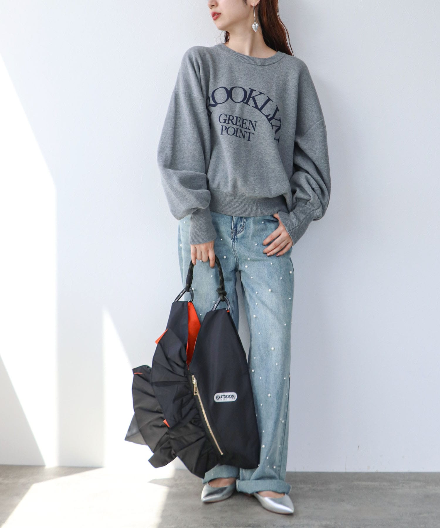 RISLEY×OUTDOOR PRODUCT】ティアードフリルトートバッグ | AND ON JIONE  STORE（アンドオン）ジオン商事公式オンラインストア