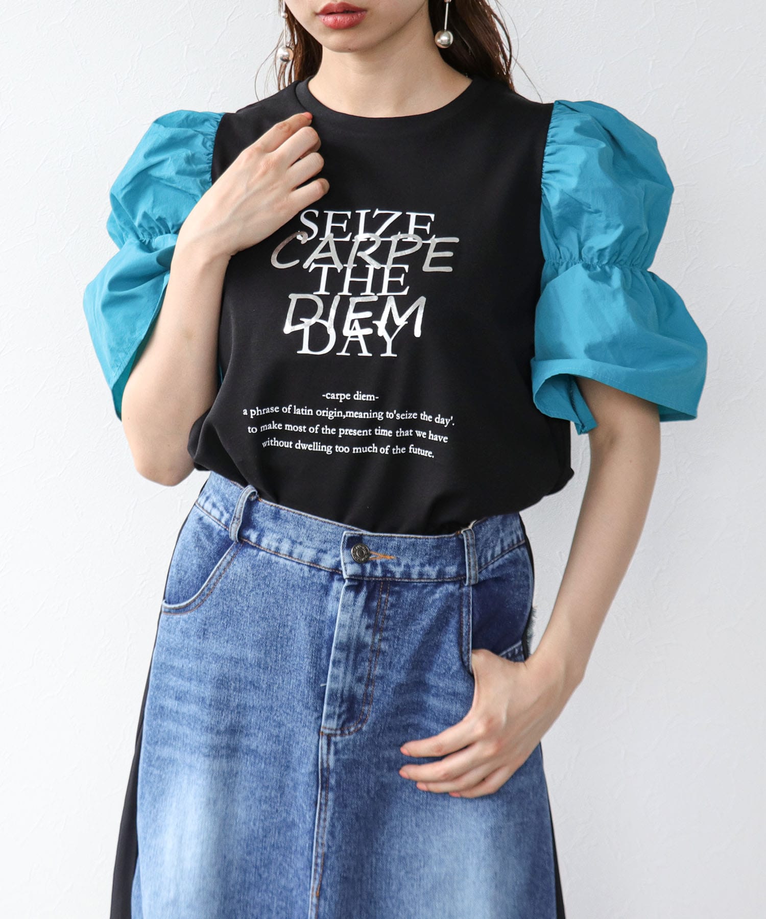 【WEB先行予約】デザインスリーブロゴTシャツ