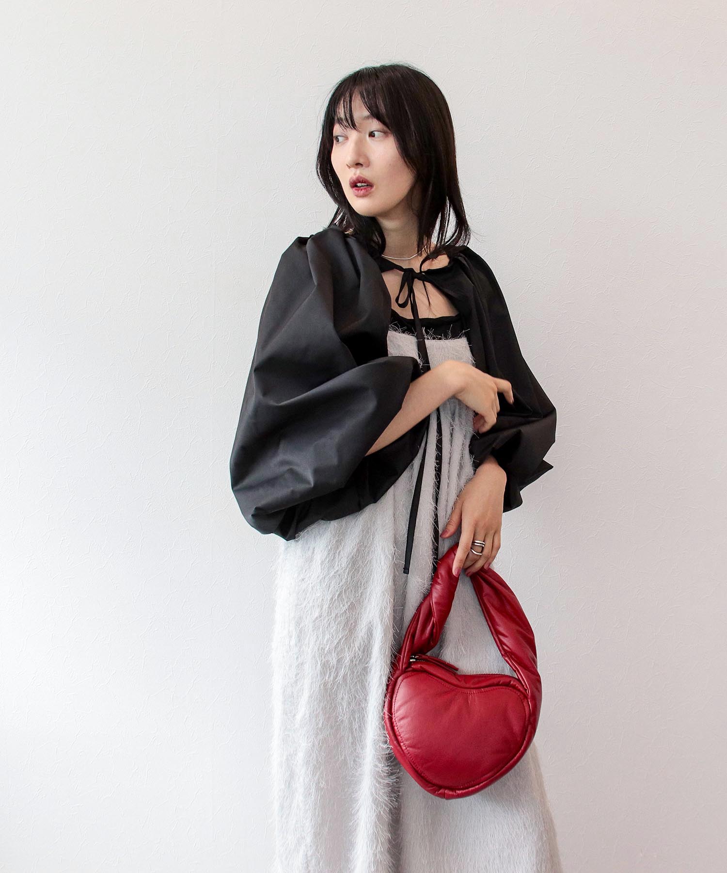 Casselini/キャセリーニ 】フラッフィハートBAG | AND ON JIONE STORE