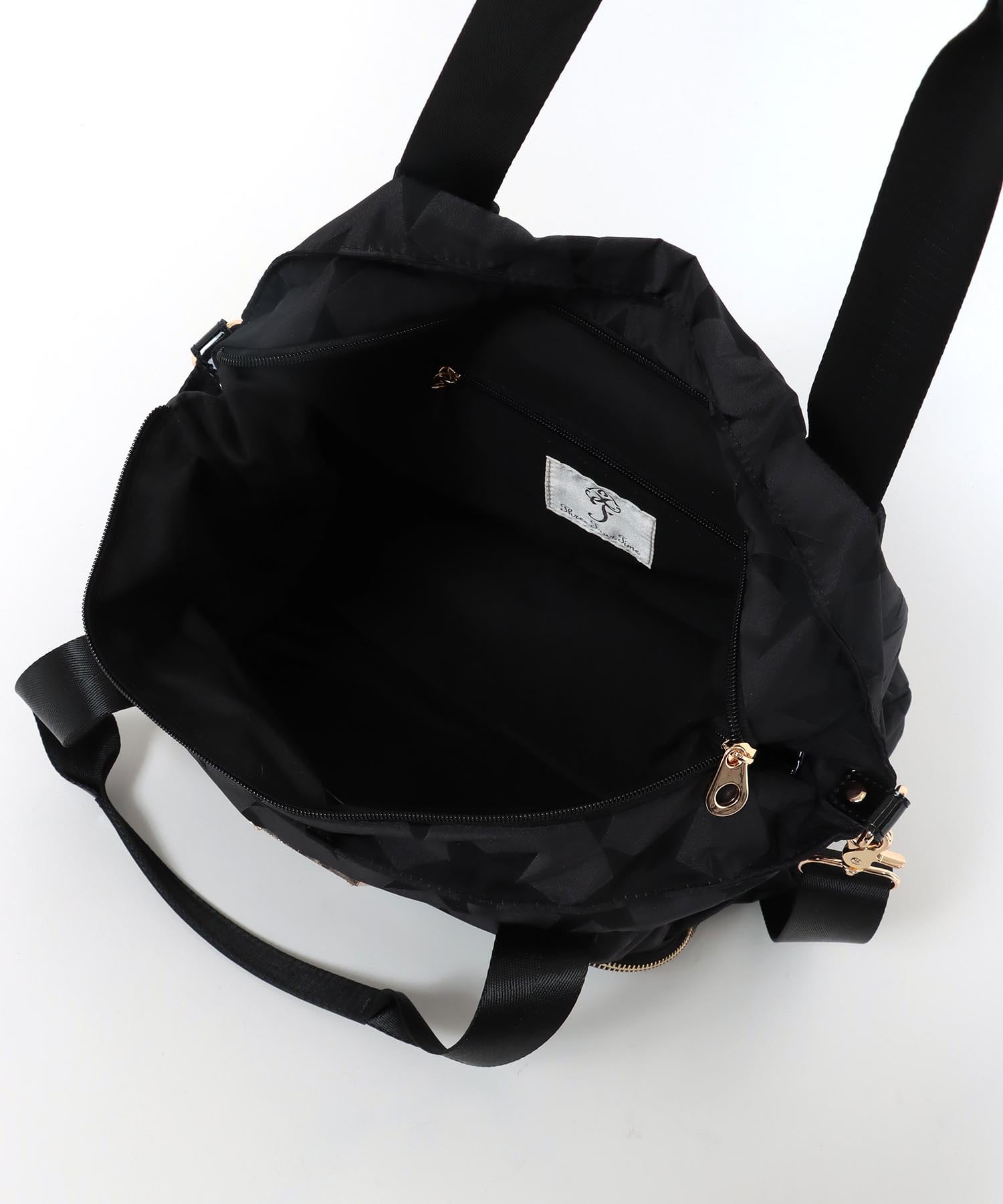 トリムパテントレザー星ジャガードBAG | AND ON JIONE STORE