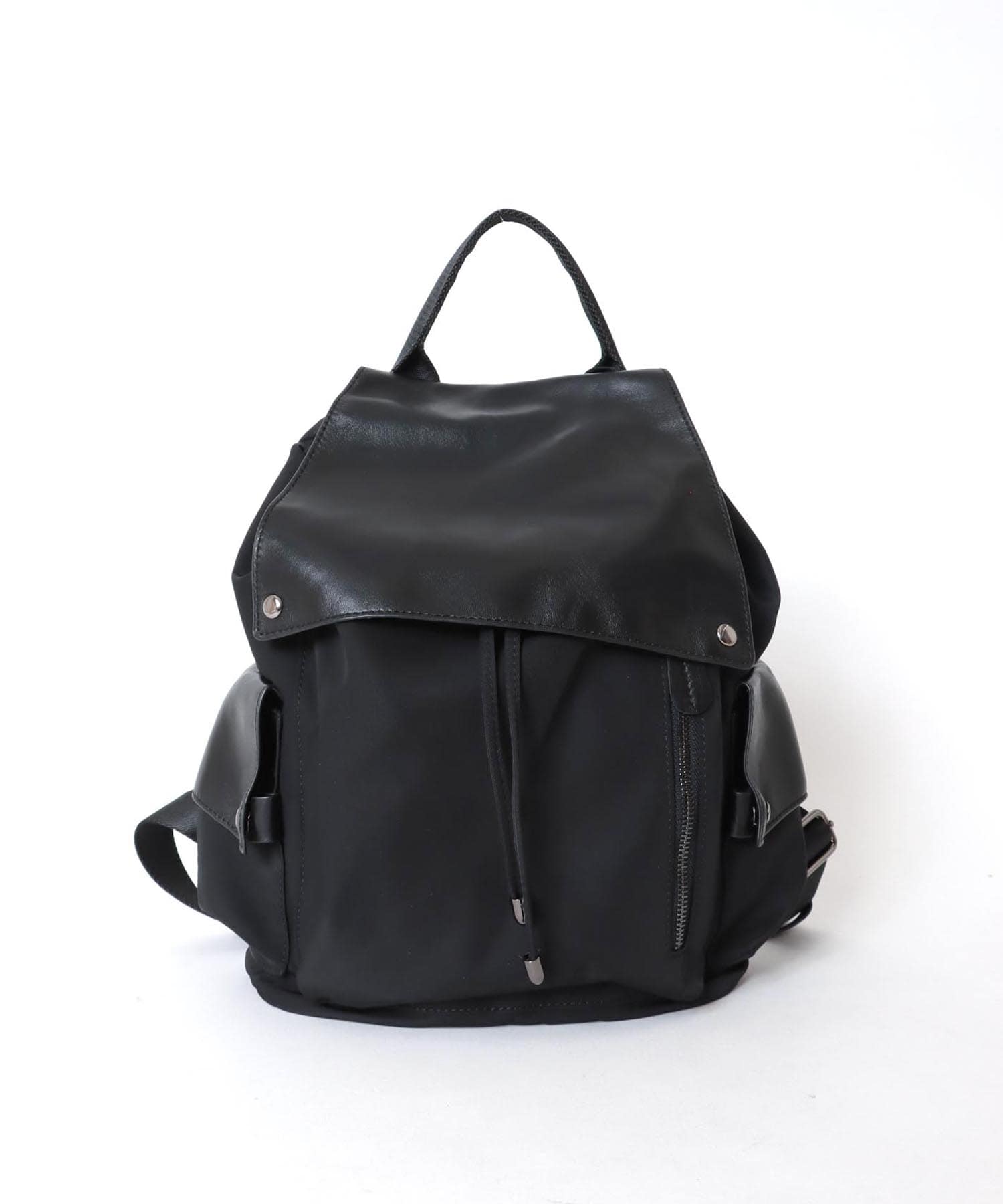 threetimes/Acorn backpack ブラック　バックパック