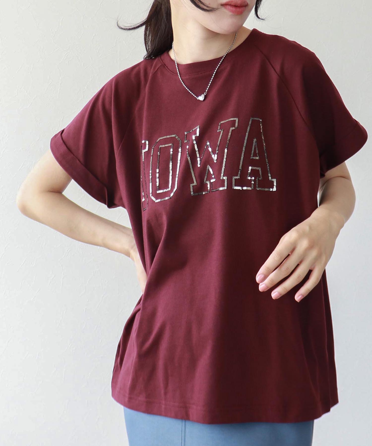 スパンコールロゴドルマンTシャツ | AND ON JIONE STORE（アンドオン）ジオン商事公式オンラインストア