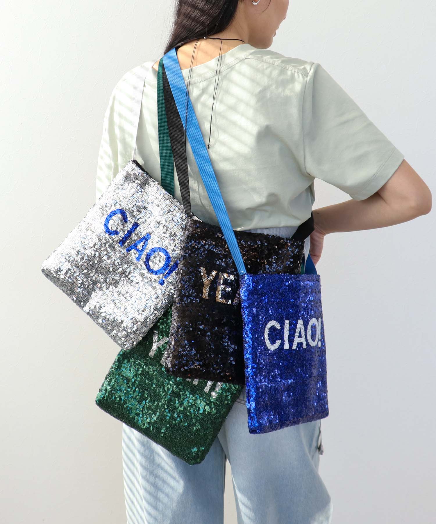 SPANGLE LOGOショルダー
