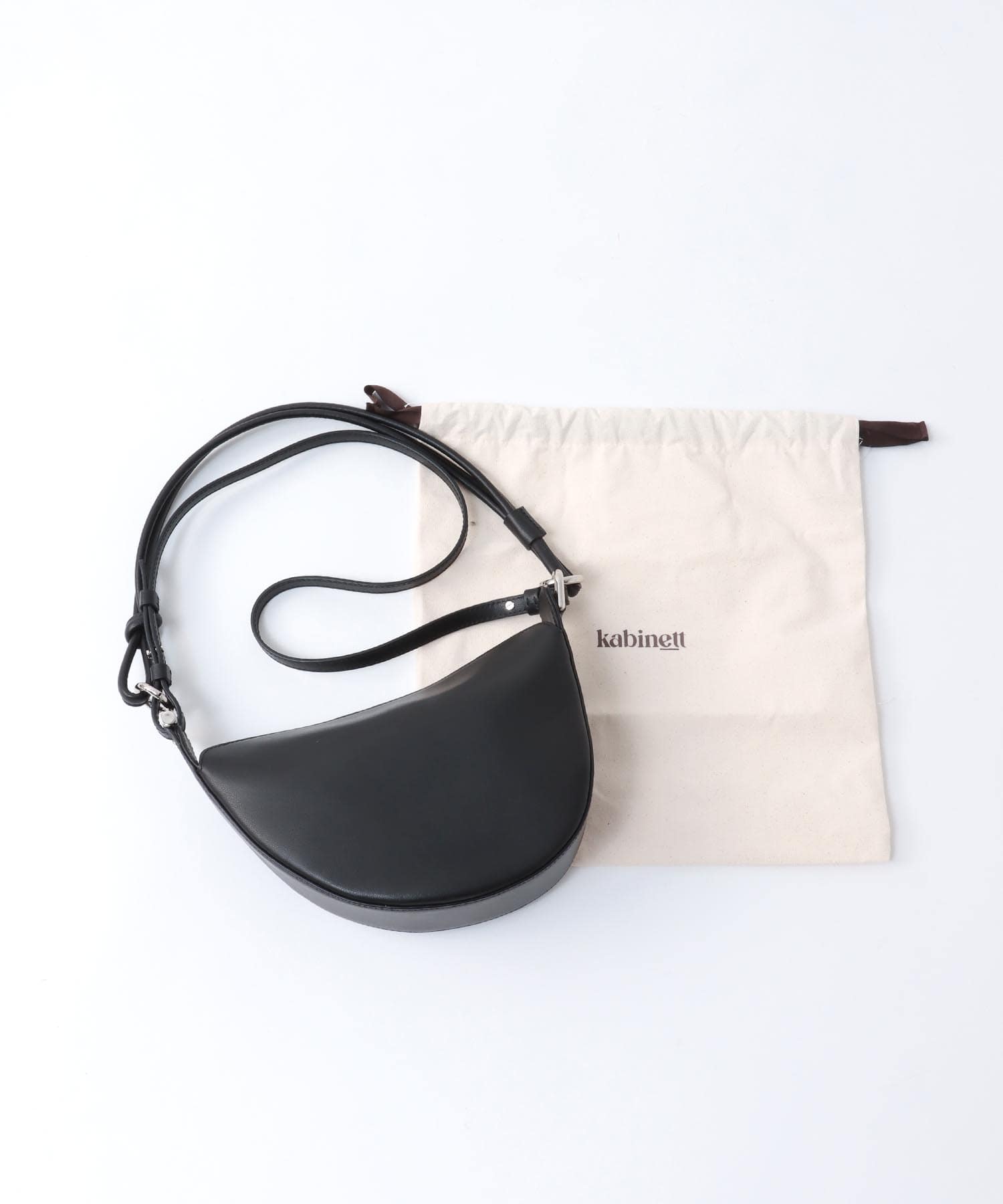 kabinett】定価約3万 curve bag mini ブラック 牛革 | gulatilaw.com