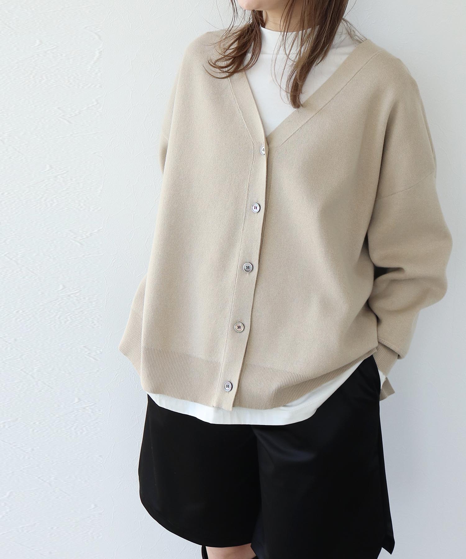 大人気☆ DRESSLAVE foxcashmere×code yarn cardigan | www