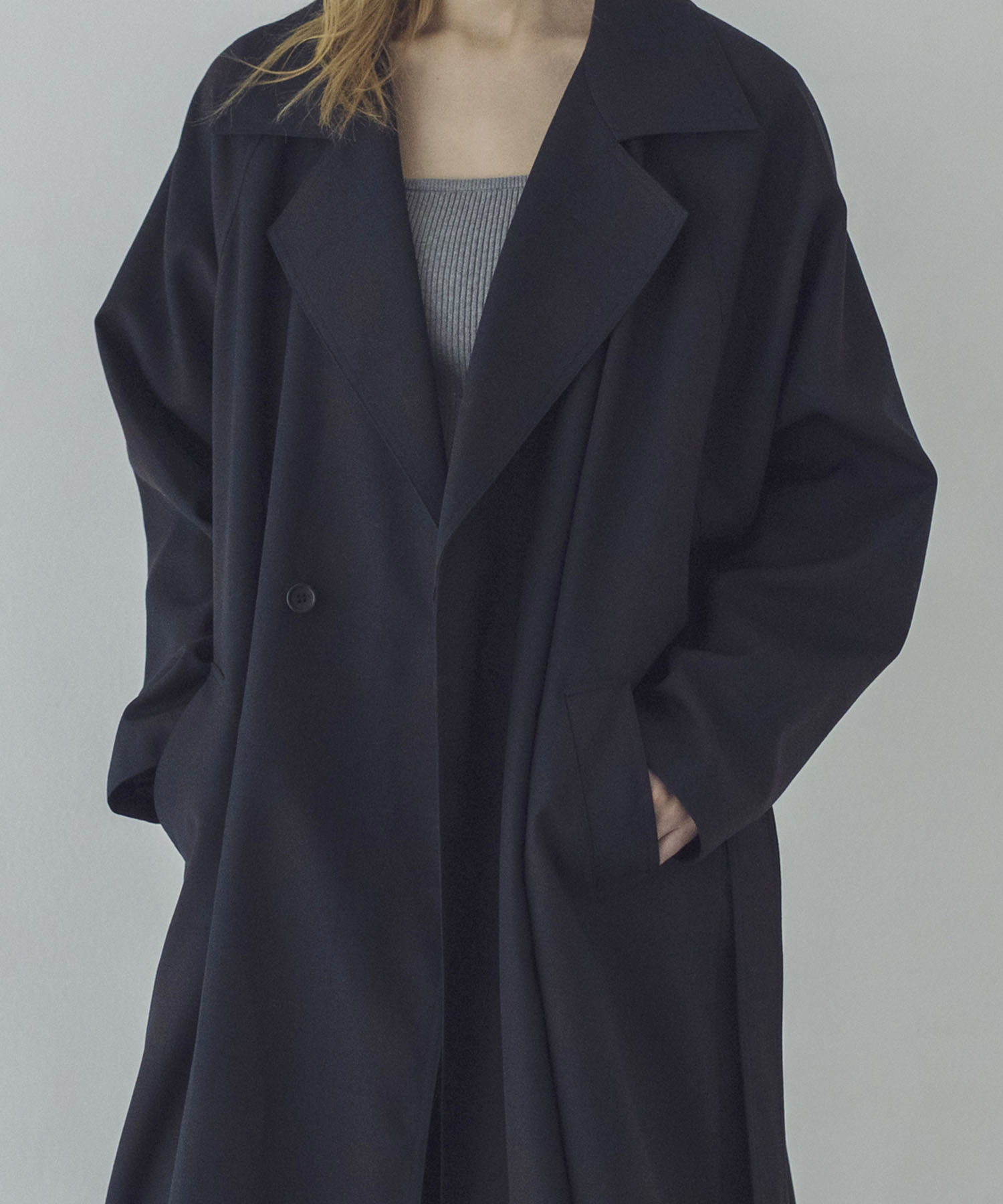 Hart＞wool check long coat | AND ON JIONE STORE（アンドオン