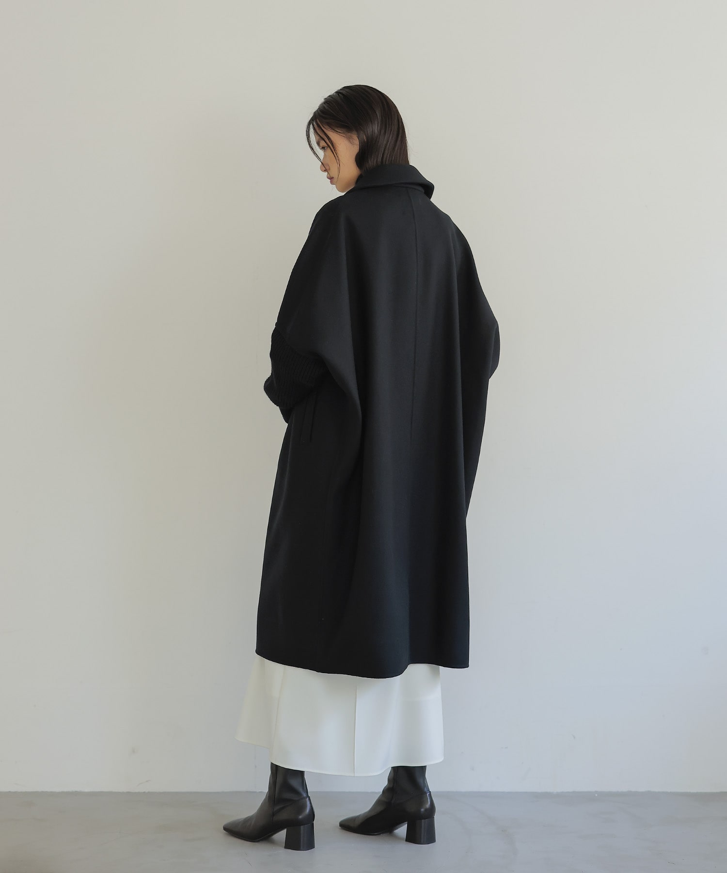 Hart / sleeve rib sander coat(スリーブリブ切り替えサンダーコート)-