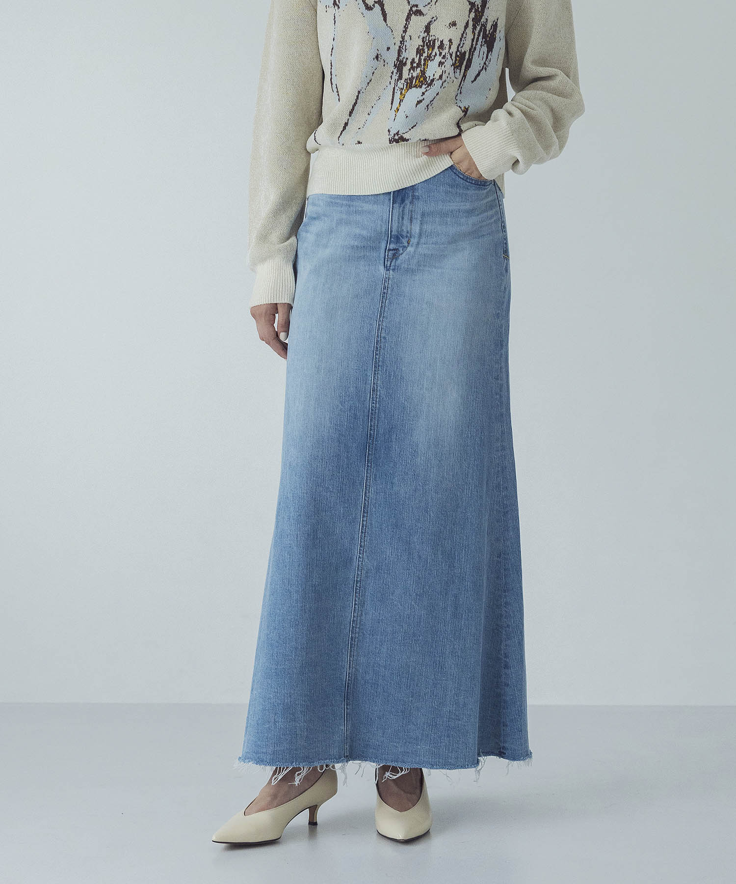 YANUK＞maxi A-line skirt | AND ON JIONE STORE（アンドオン）ジオン