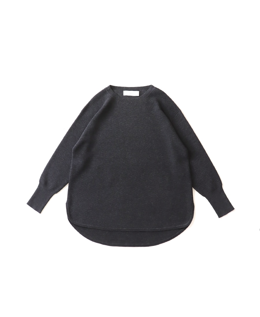 Sugar Rose＞hem curve waffle knit pull | AND ON JIONE STORE