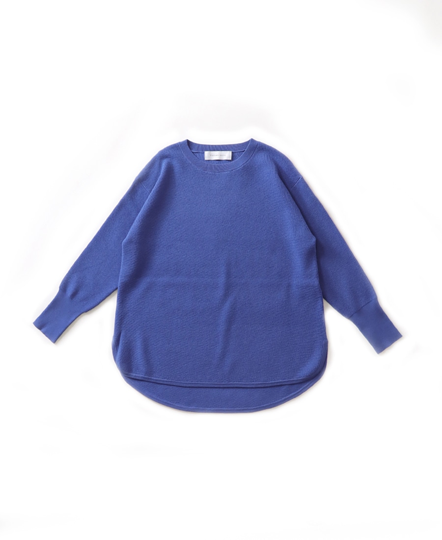 Sugar Rose＞hem curve waffle knit pull | AND ON JIONE STORE