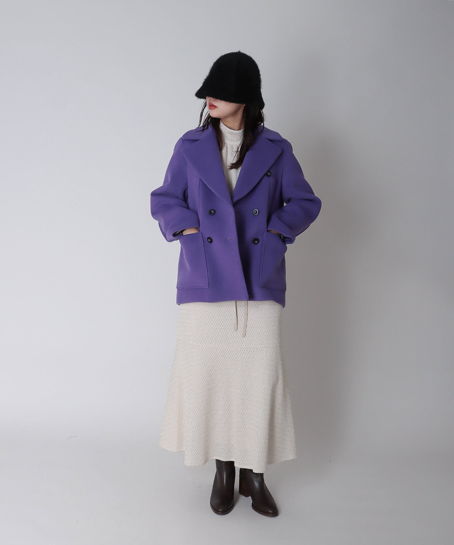 B7＞banana sleeve P coat | AND ON JIONE STORE（アンドオン）ジオン