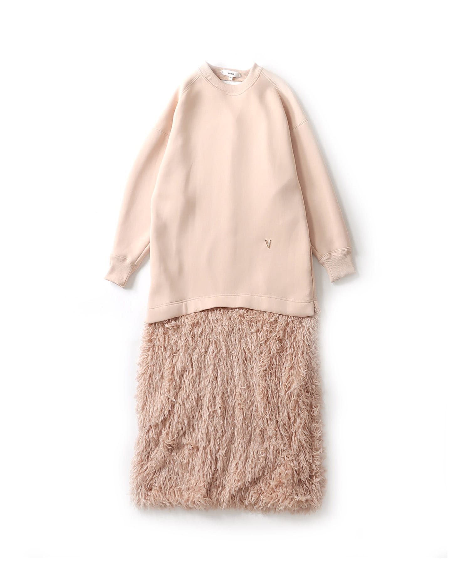VENIT＞feather×bonding dress | AND ON JIONE STORE（アンドオン 