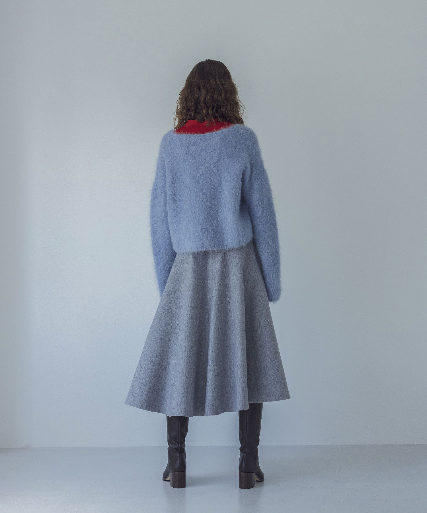 VENIT / double face knit skirt(ダブルフェイスニットスカート)-