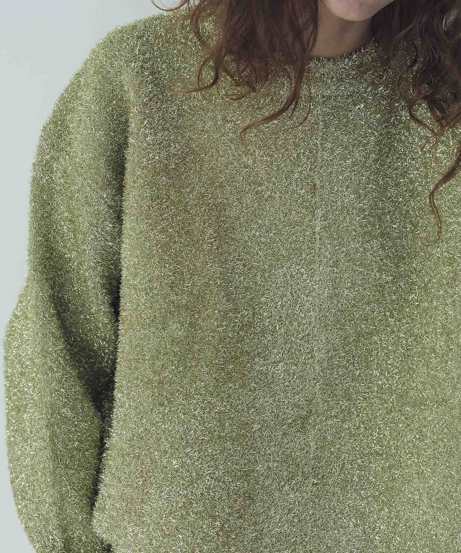 VENIT＞metallic shaggy pullover | AND ON JIONE STORE（アンドオン
