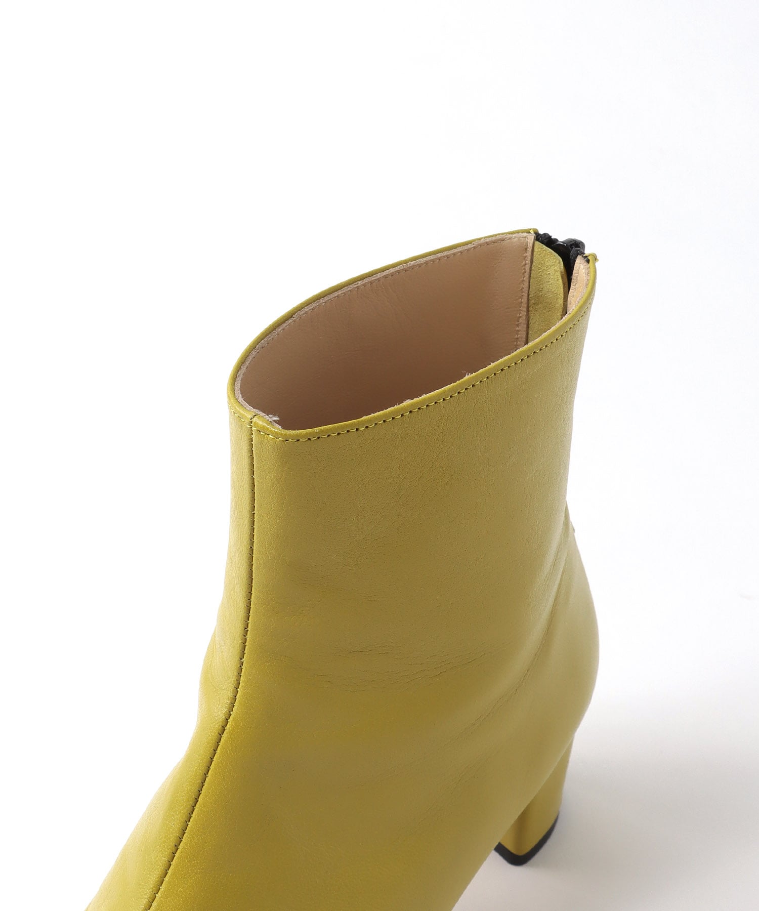 FABIO RUSCONI＞GABRY round toe chunky heel color boots | AND ON