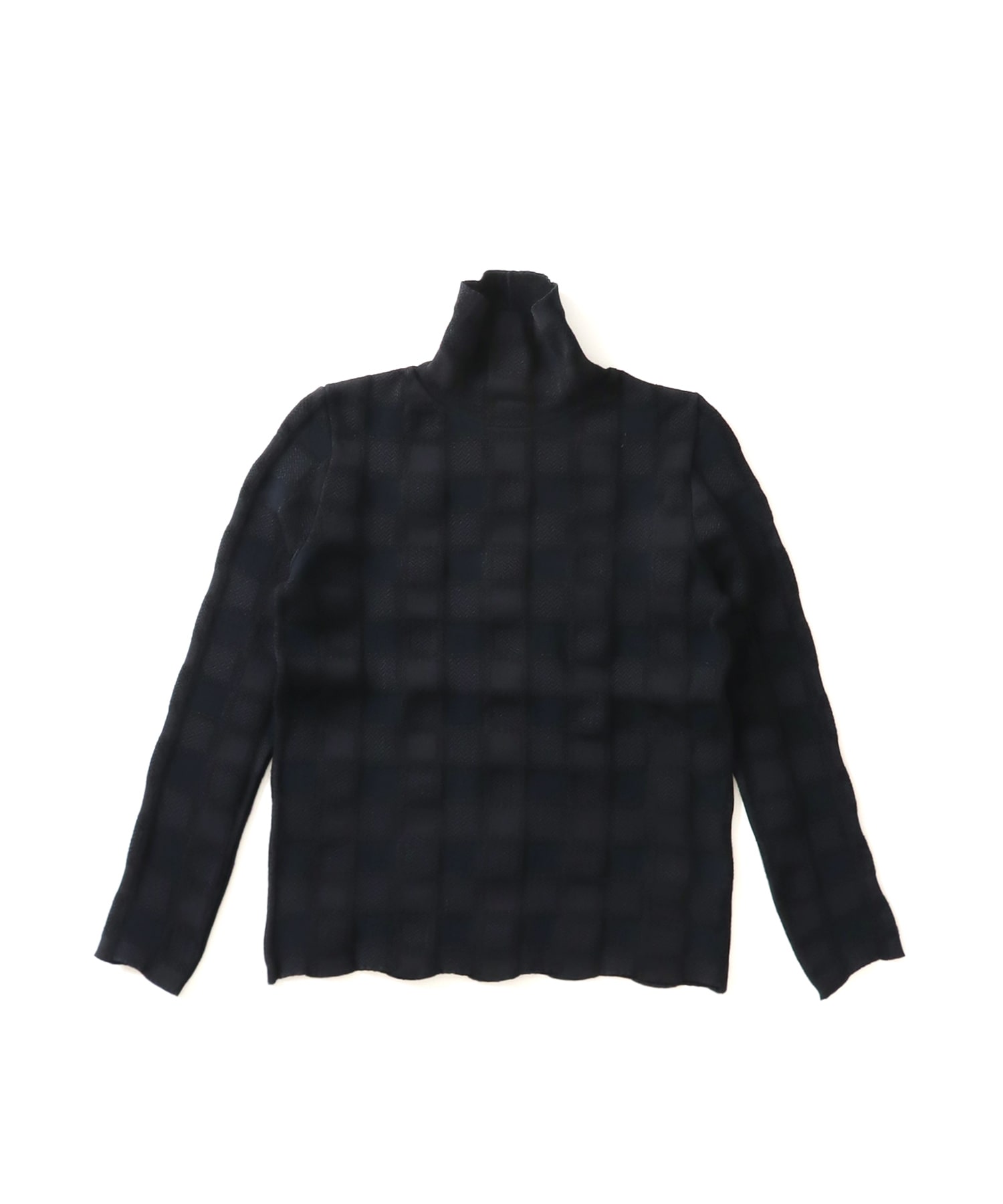 ODAKHA＞plaid turtlenecked sweater | AND ON JIONE STORE