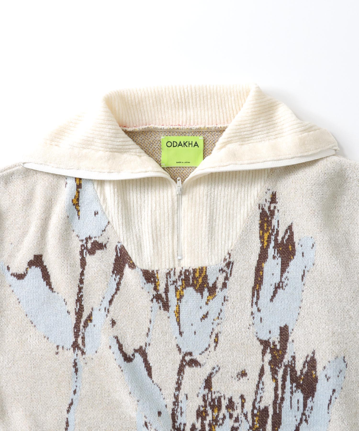 ODAKHA＞tulip zip up knit | AND ON JIONE STORE（アンドオン）ジオン