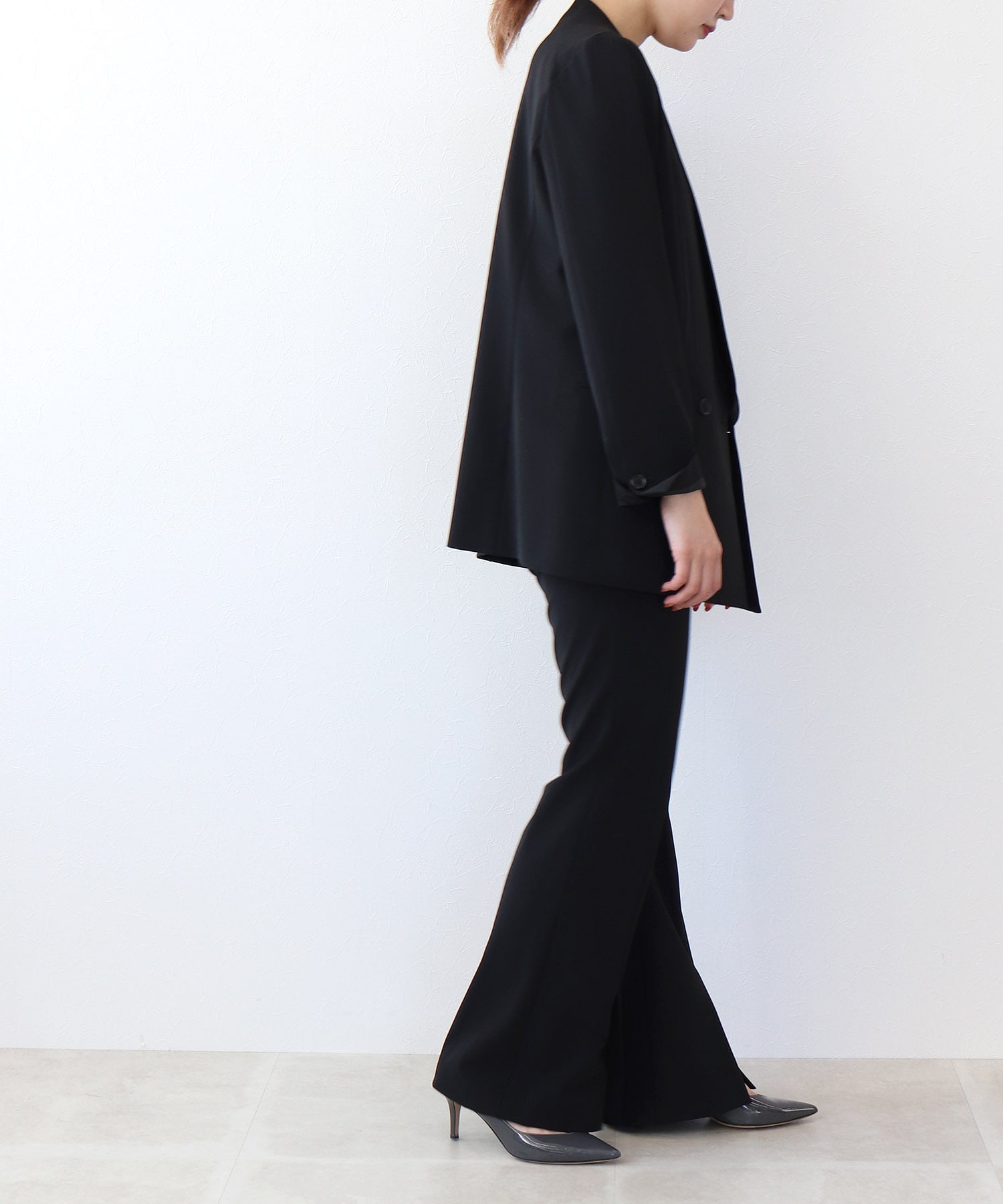 B7＞stefany slit pants | AND ON JIONE STORE（アンドオン）ジオン