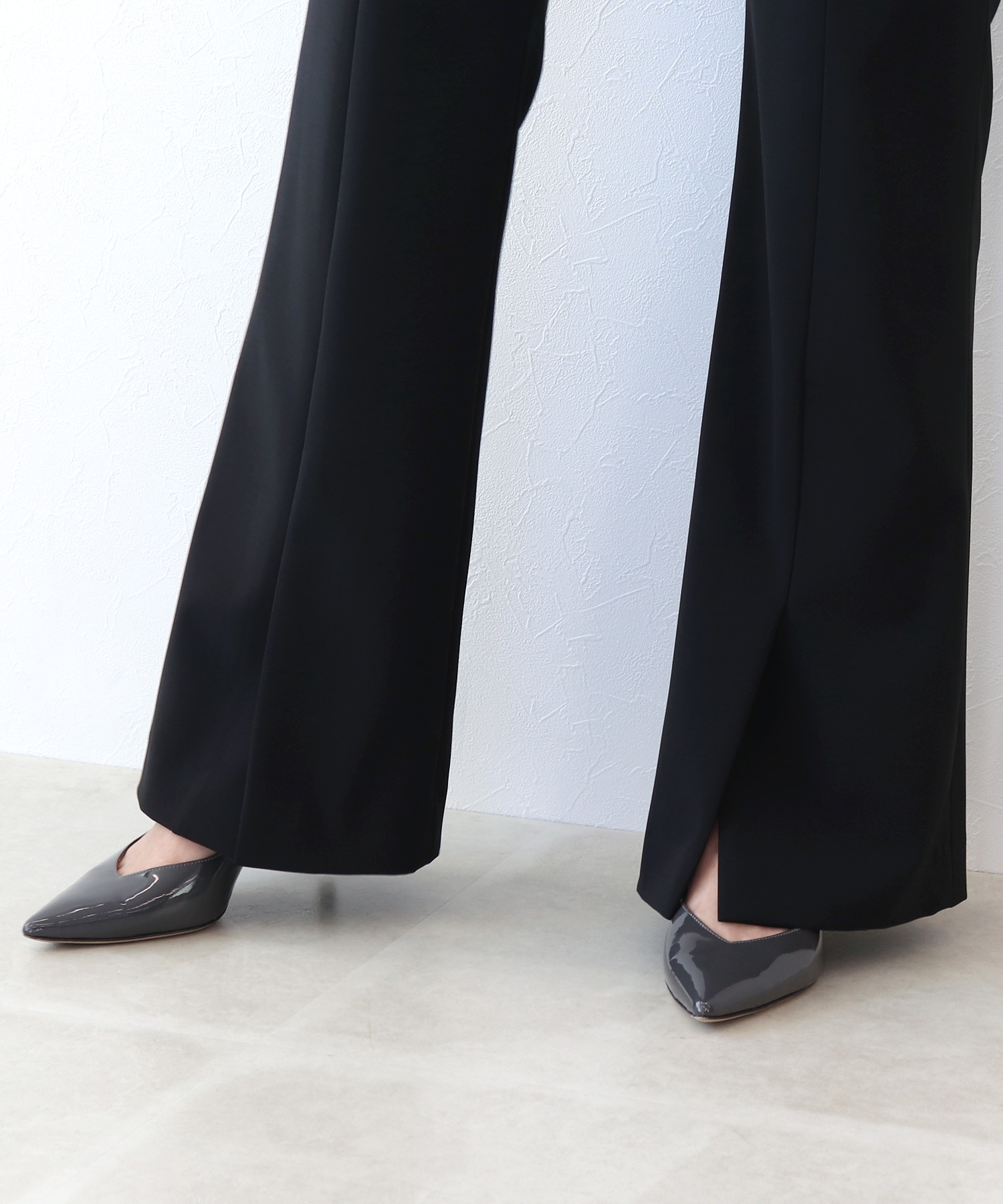 B7＞stefany slit pants | AND ON JIONE STORE（アンドオン）ジオン