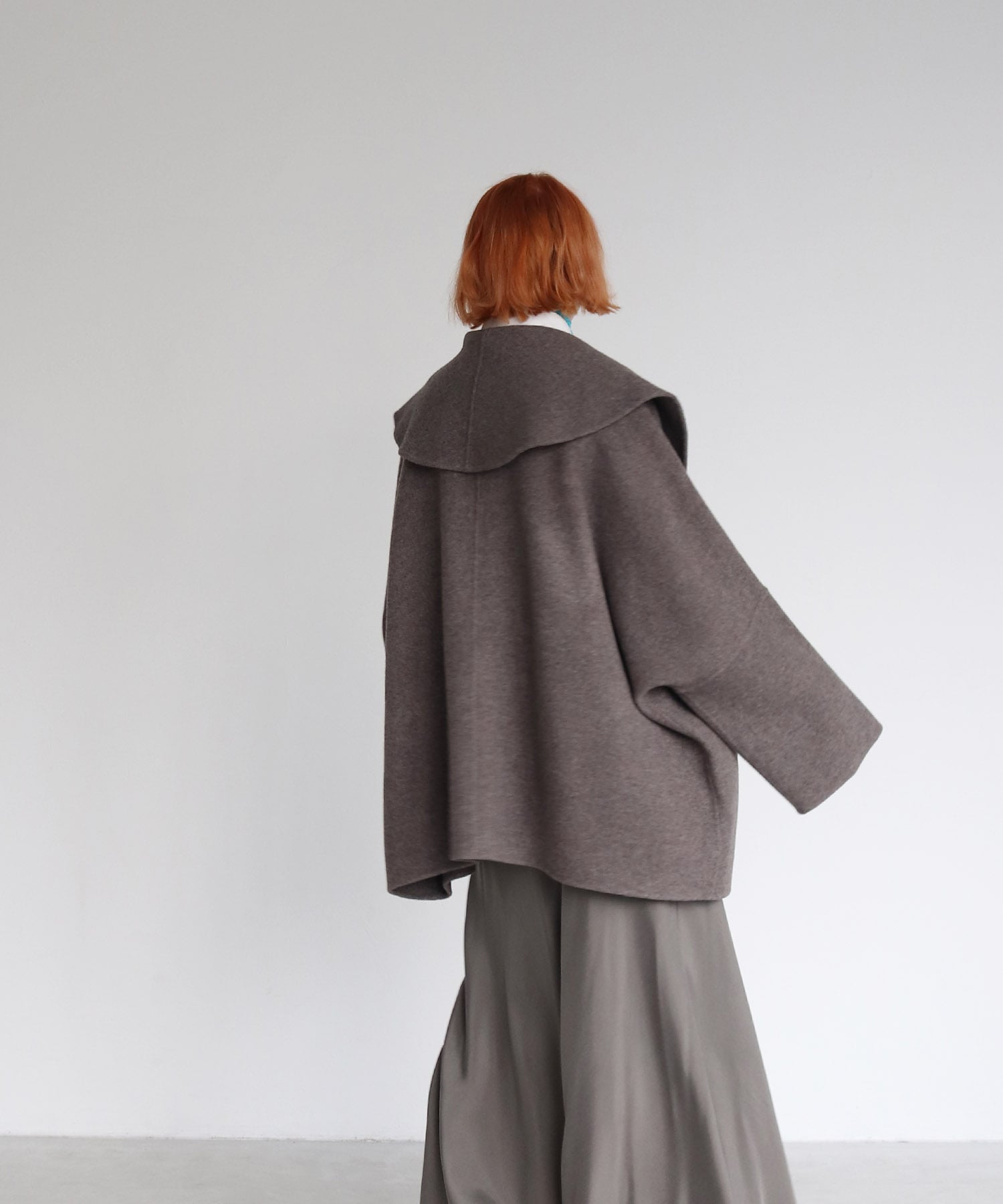 rever shawl collar midi coat | AND ON JIONE STORE（アンドオン