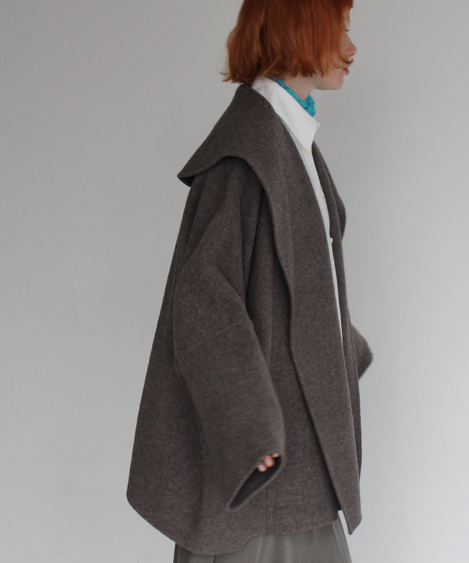 rever shawl collar midi coat | AND ON JIONE STORE（アンドオン