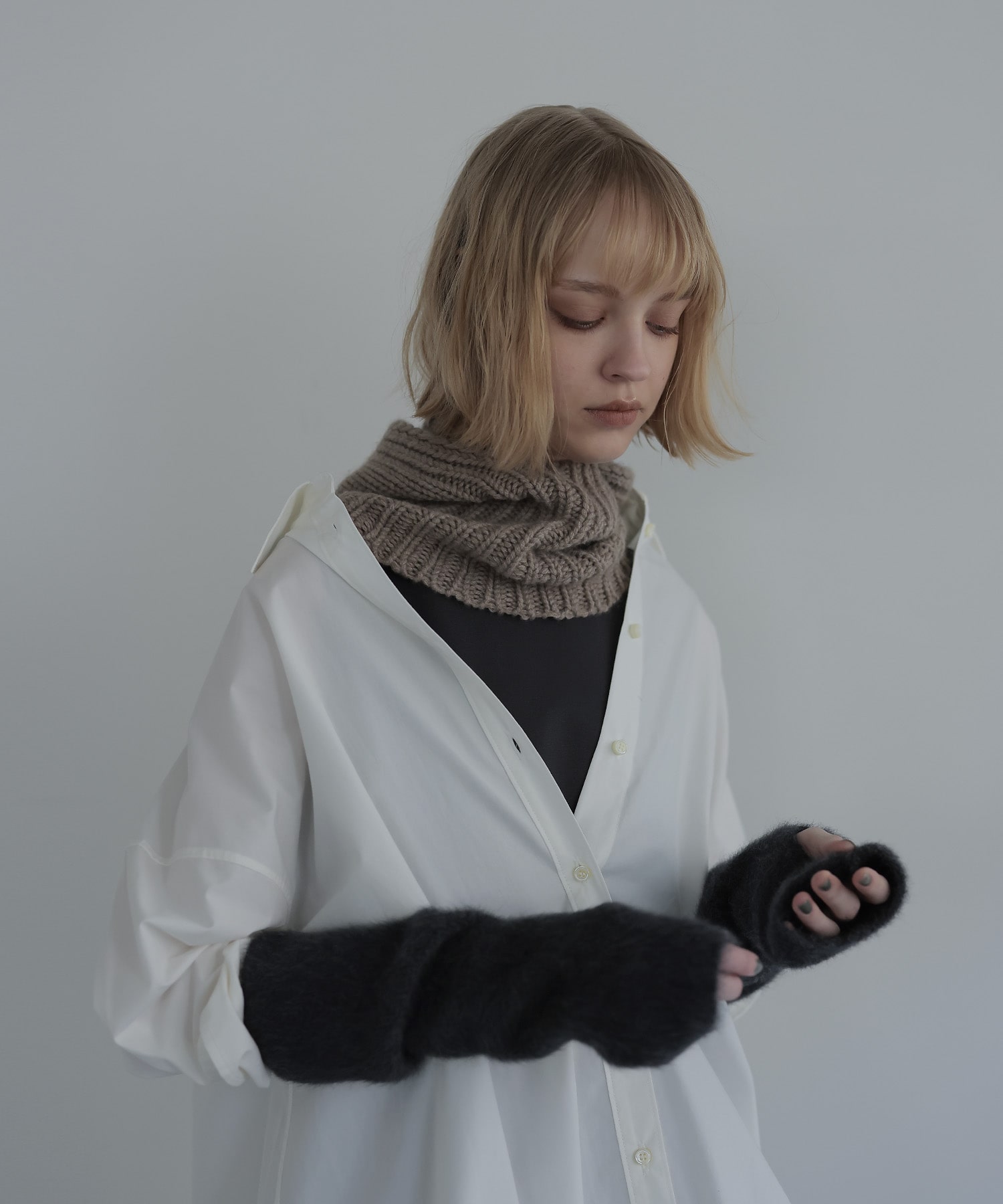typewriter ×jersey join blouse | AND ON JIONE STORE（アンドオン