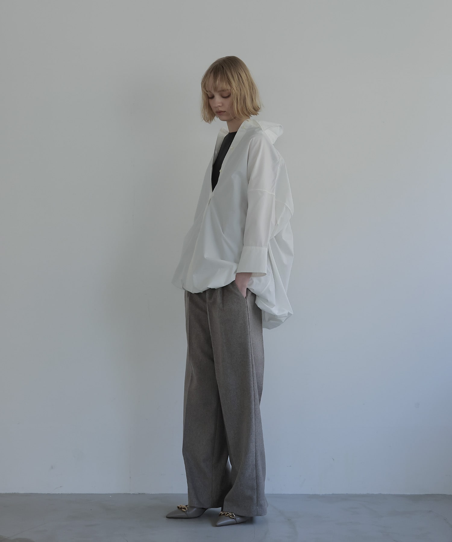 typewriter ×jersey join blouse | AND ON JIONE STORE（アンドオン