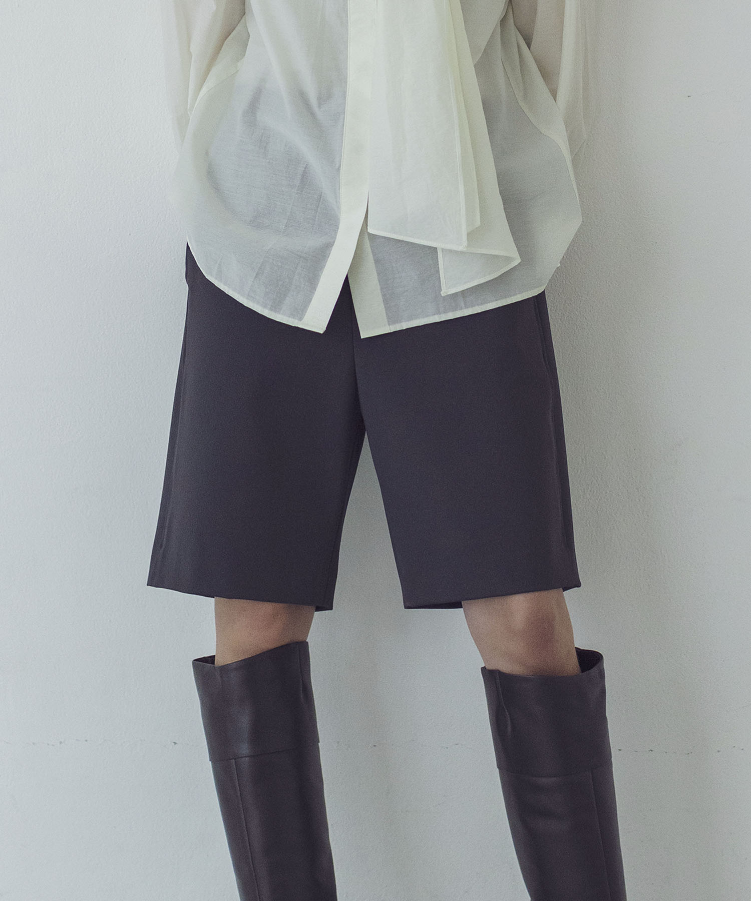 like rubber jersey half pants | AND ON JIONE STORE（アンドオン 