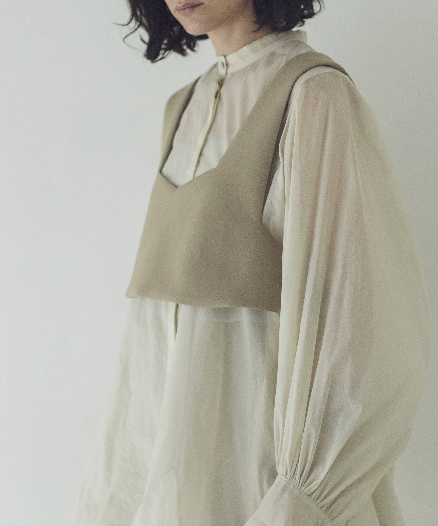 scuba jersey layered tops | AND ON JIONE STORE（アンドオン）ジオン