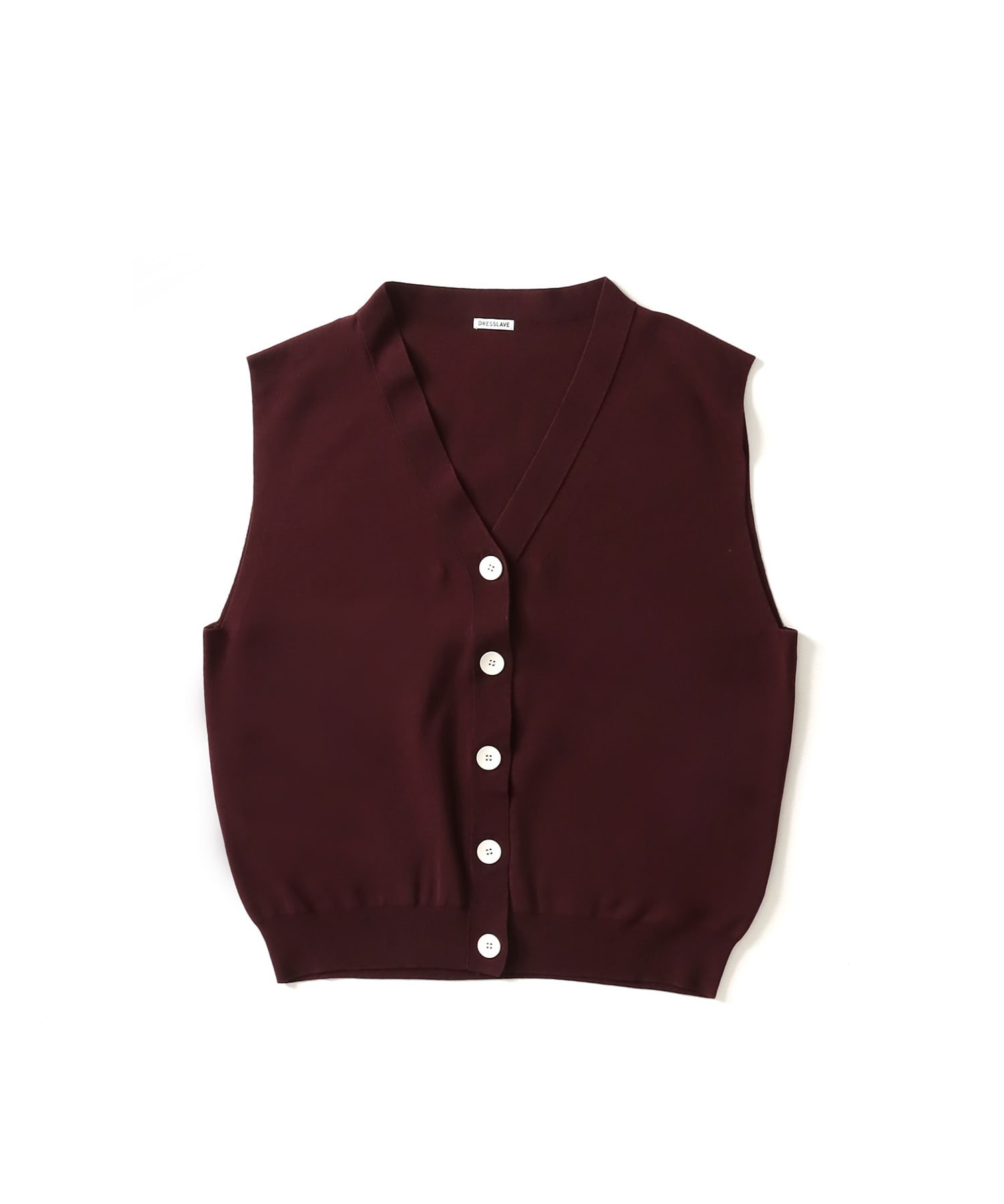 cotton acetate layered vest | AND ON JIONE STORE（アンドオン