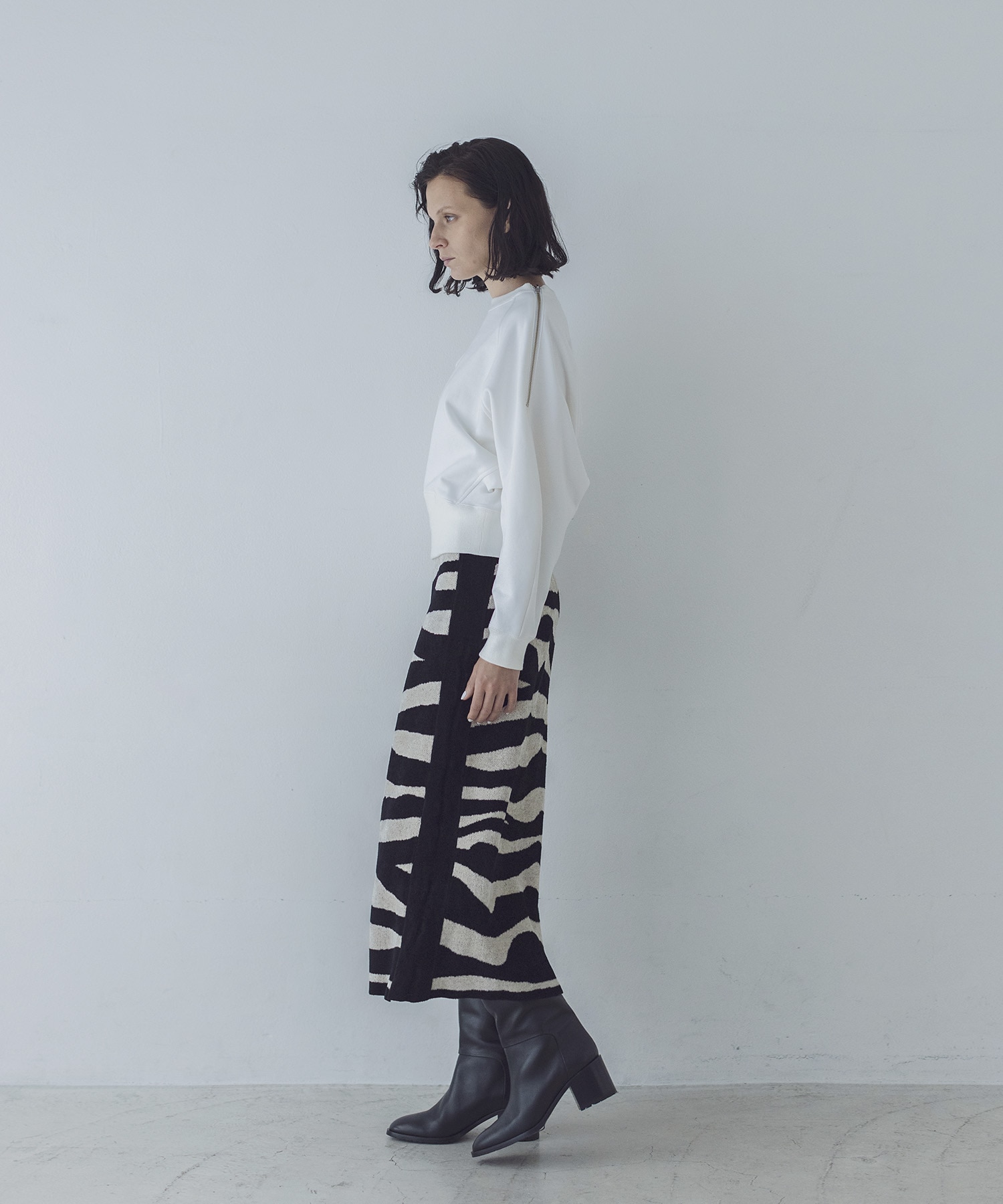 R/N knit long skirt | AND ON JIONE STORE（アンドオン）ジオン商事