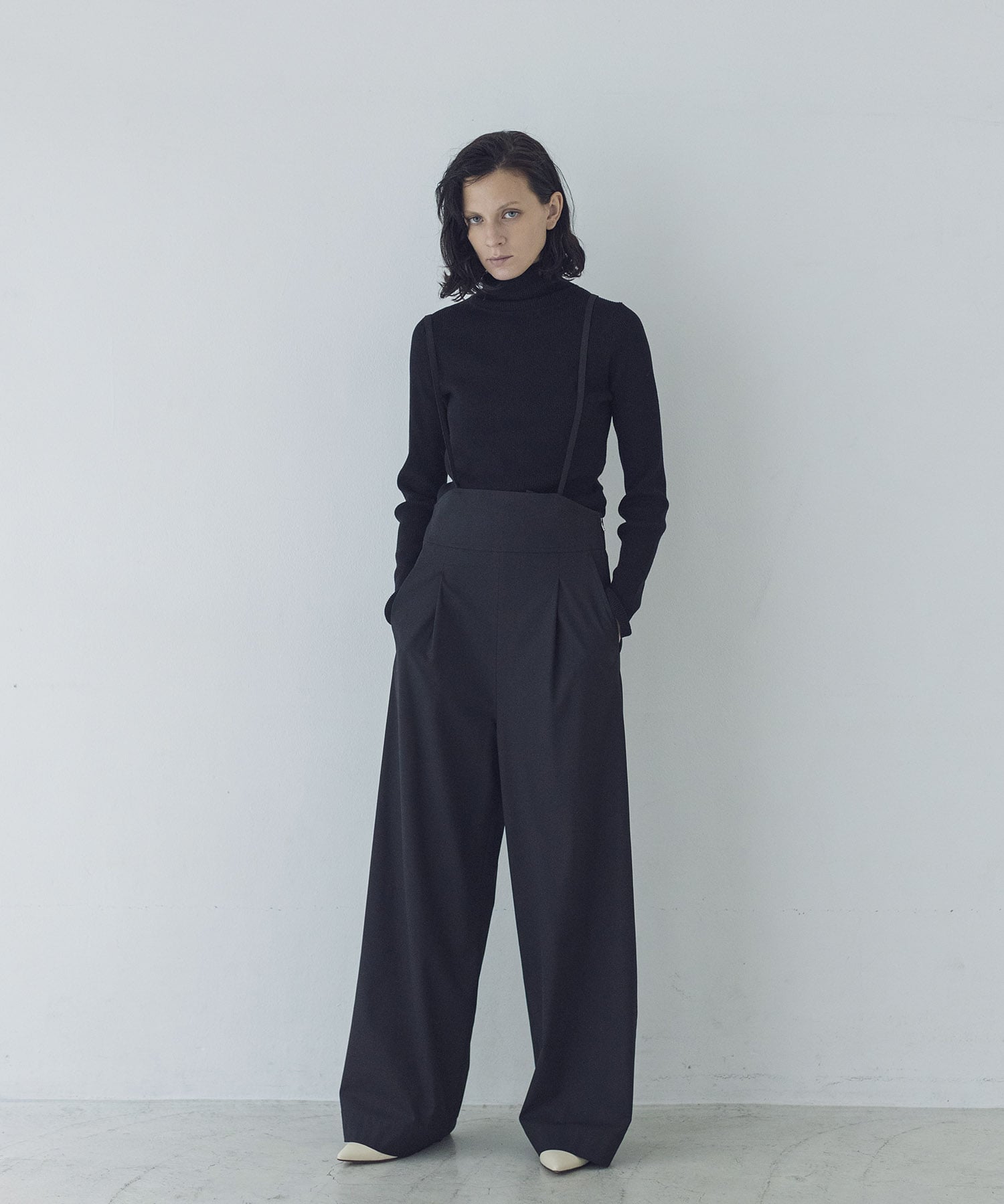 ROY 2way back lace up wide pants | AND ON JIONE STORE（アンドオン