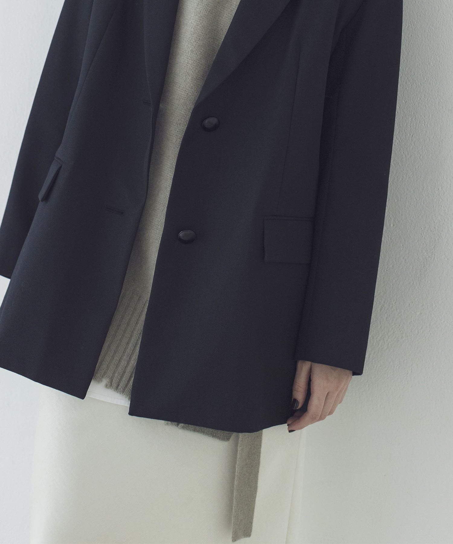 GUMI wool tailored over coat | AND ON JIONE STORE（アンドオン