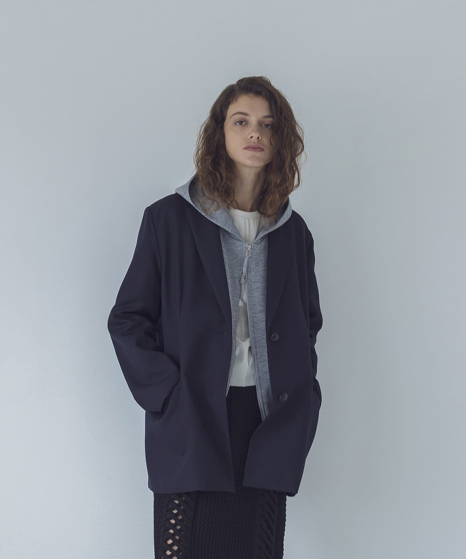 GUMI wool tailored over coat | AND ON JIONE STORE（アンドオン ...