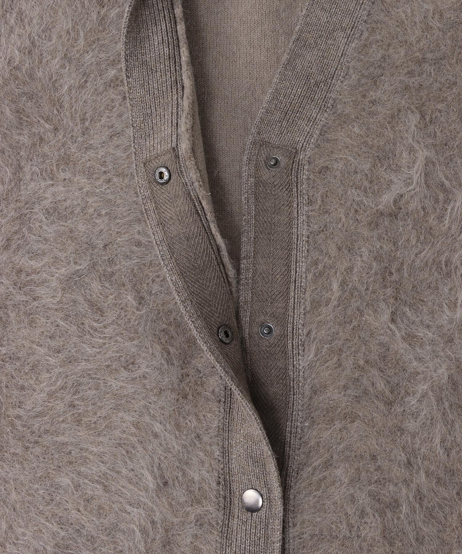 alpaca shaggy cardigan jacket | AND ON JIONE STORE（アンドオン