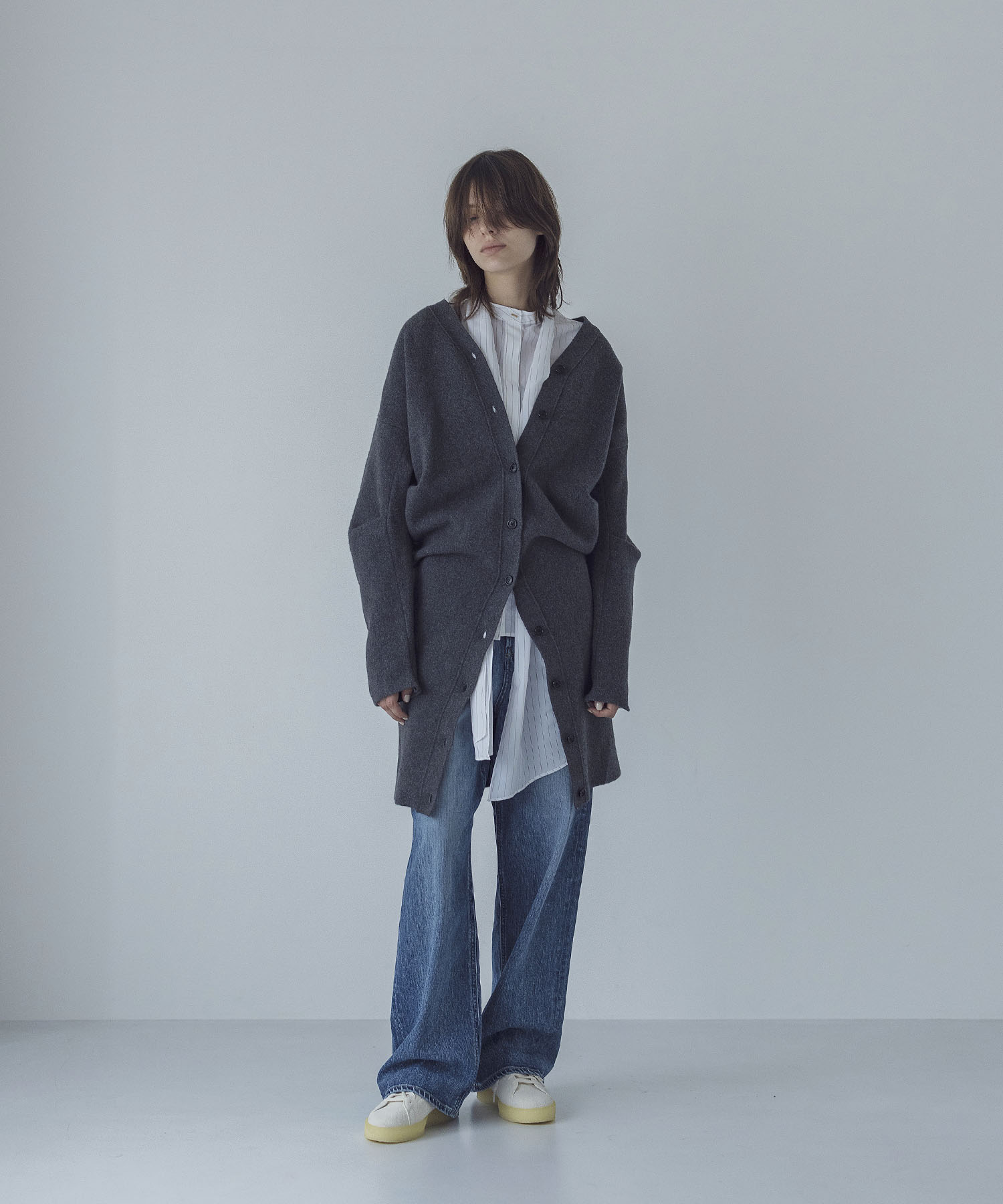 TOTORO tuck design long cardigan | AND ON JIONE STORE（アンドオン