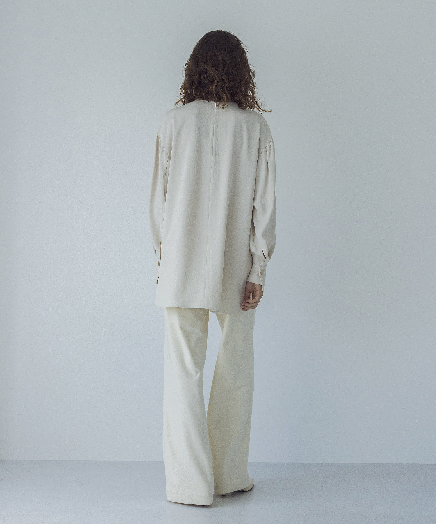 acetate hem length design blouse | AND ON JIONE STORE（アンドオン