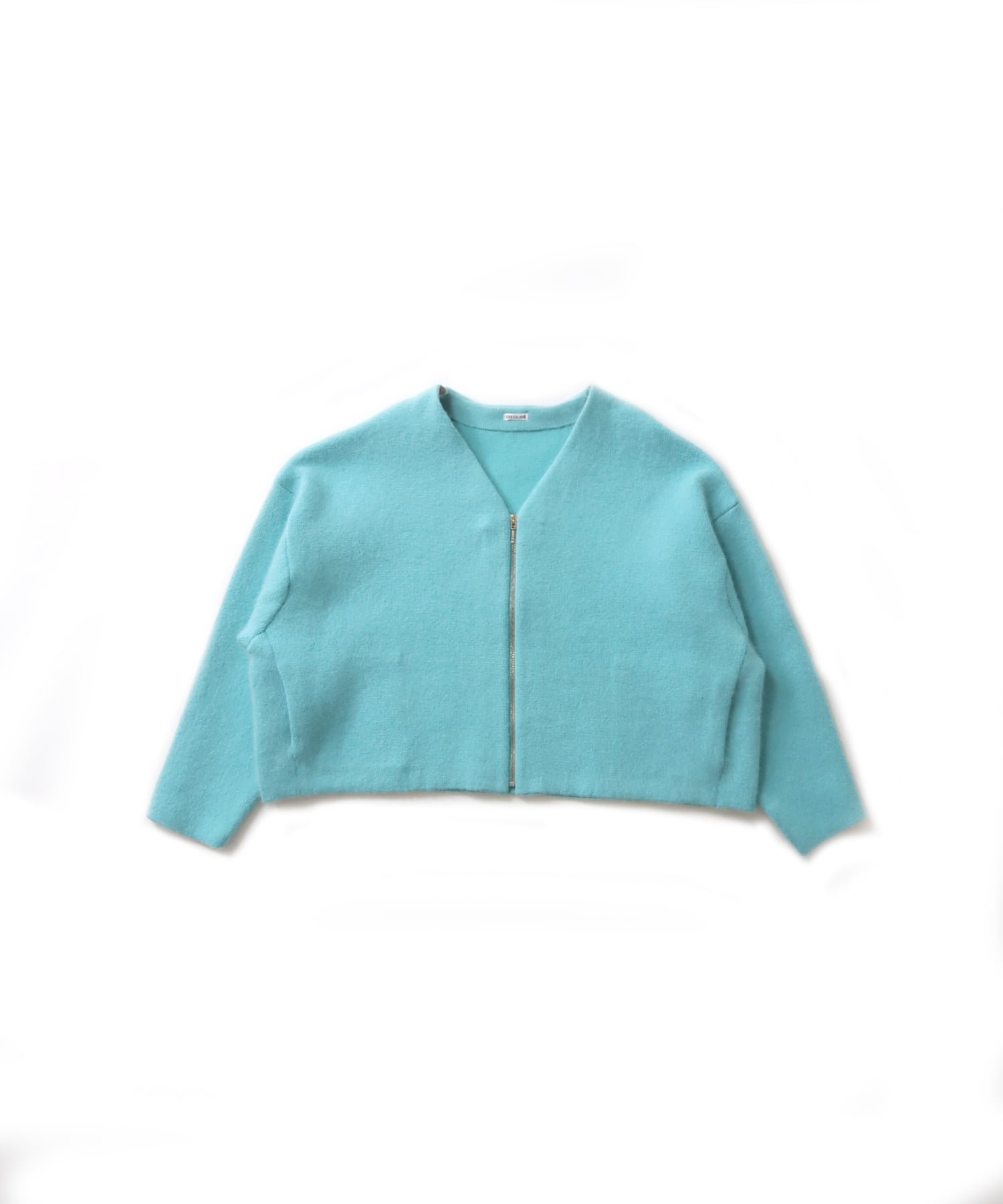 nylon angora doubleface short zip jacket | AND ON JIONE STORE