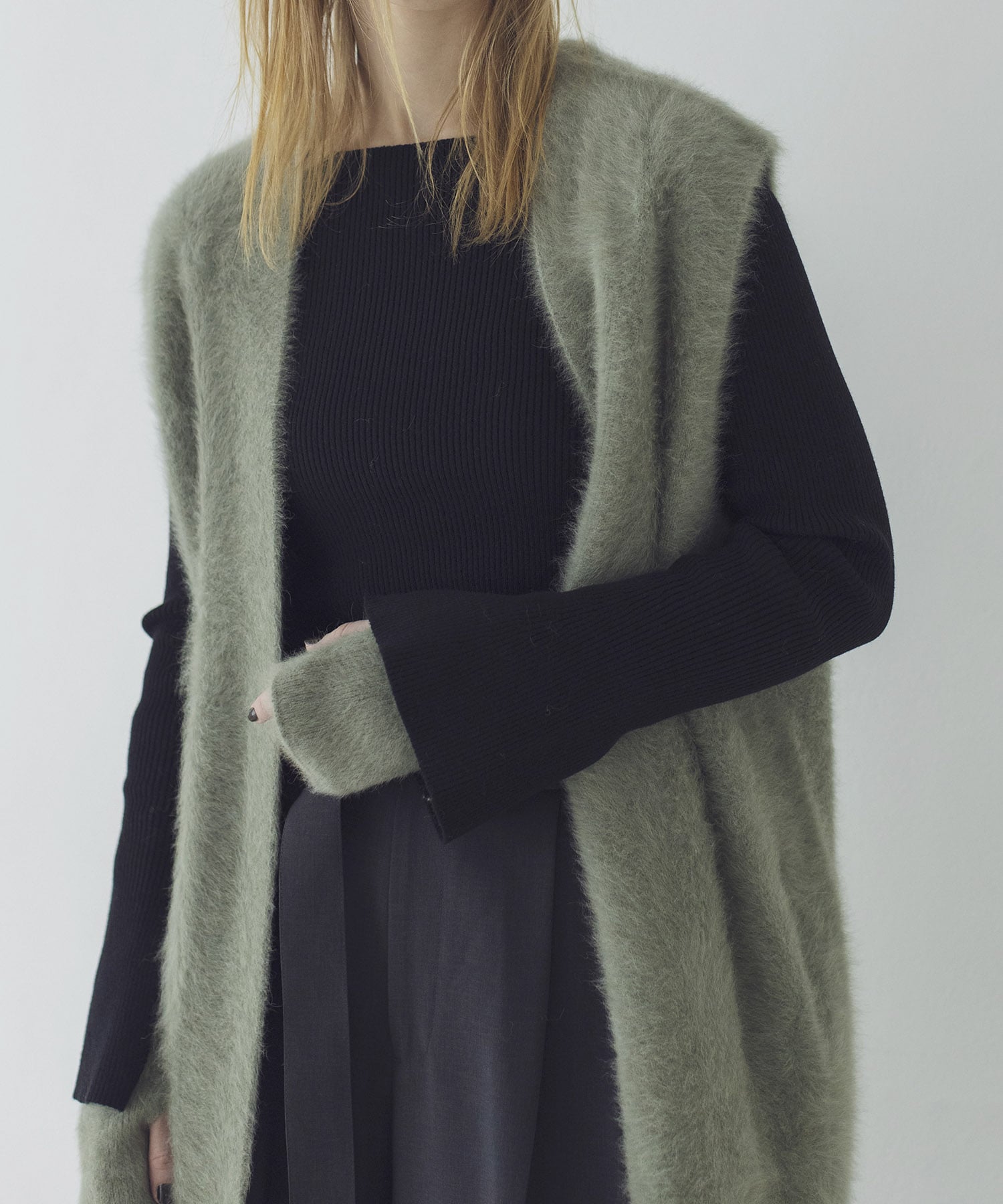 fox cashmere gillet | AND ON JIONE STORE（アンドオン）ジオン商事