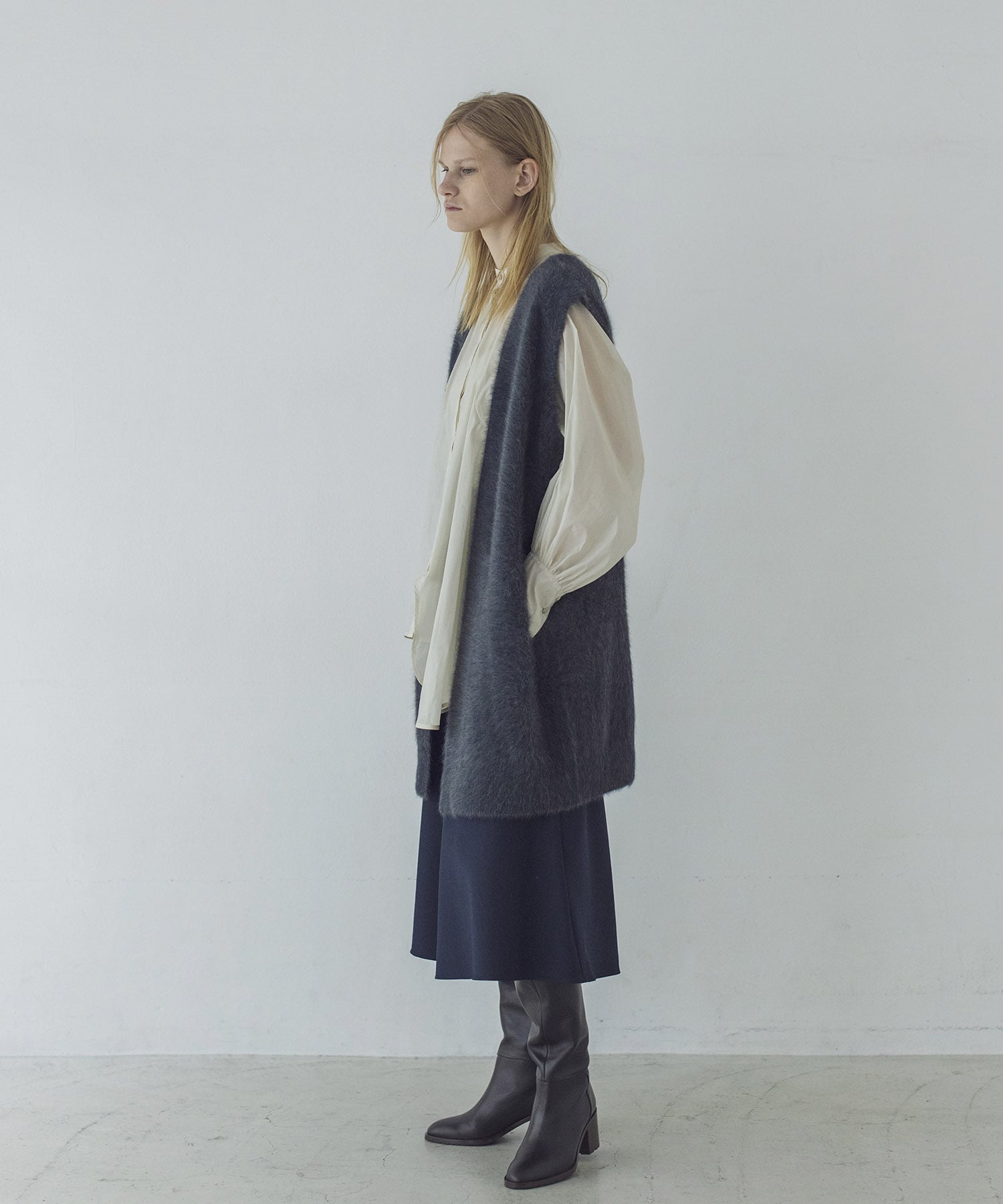 fox cashmere gillet | AND ON JIONE STORE（アンドオン）ジオン商事