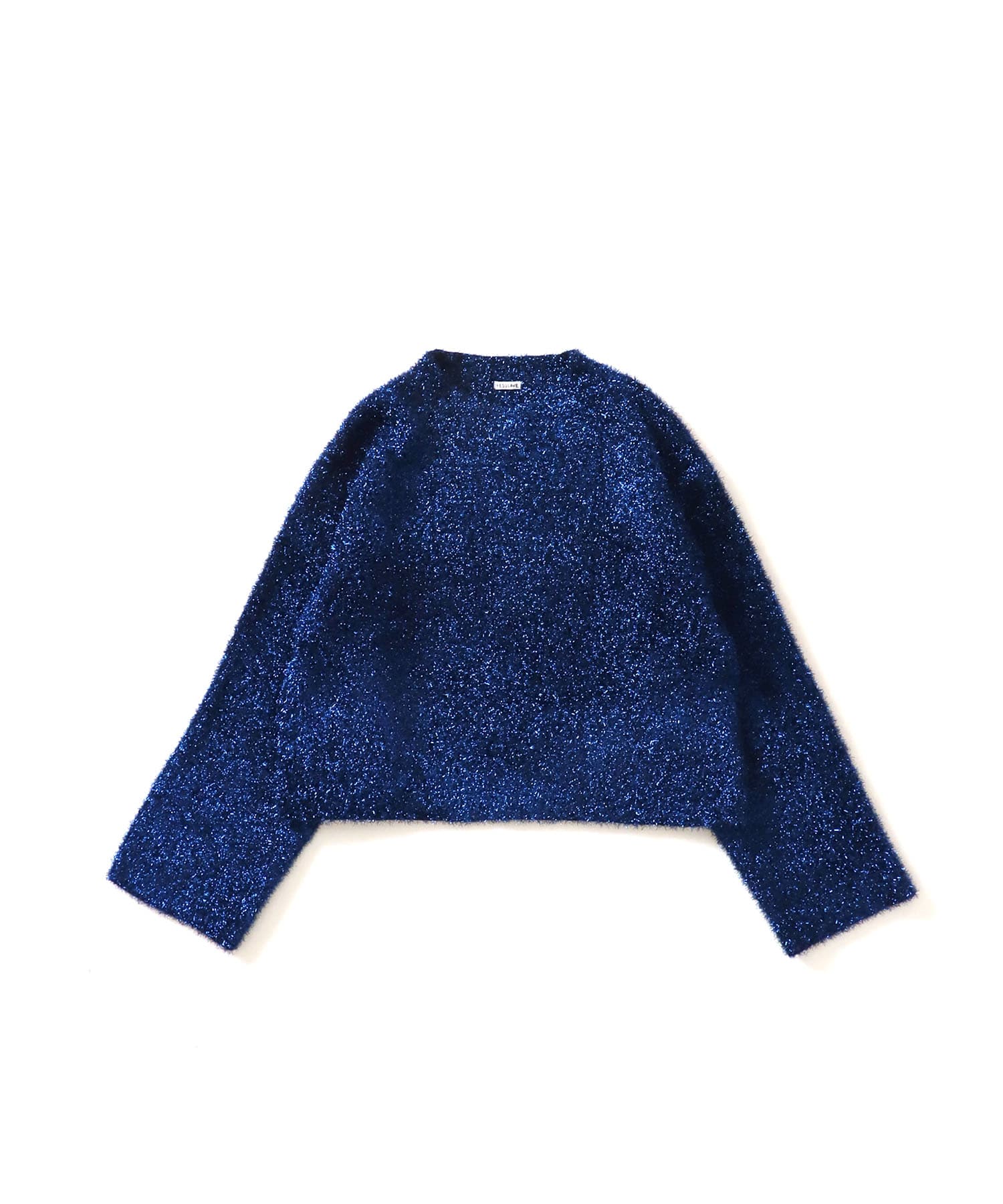 glass yarn crew neck pullover | AND ON JIONE STORE（アンドオン