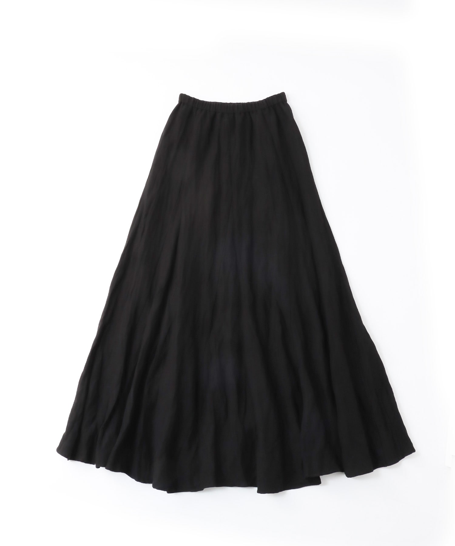 R/L poplin hand wrinkles long skirt | AND ON JIONE STORE