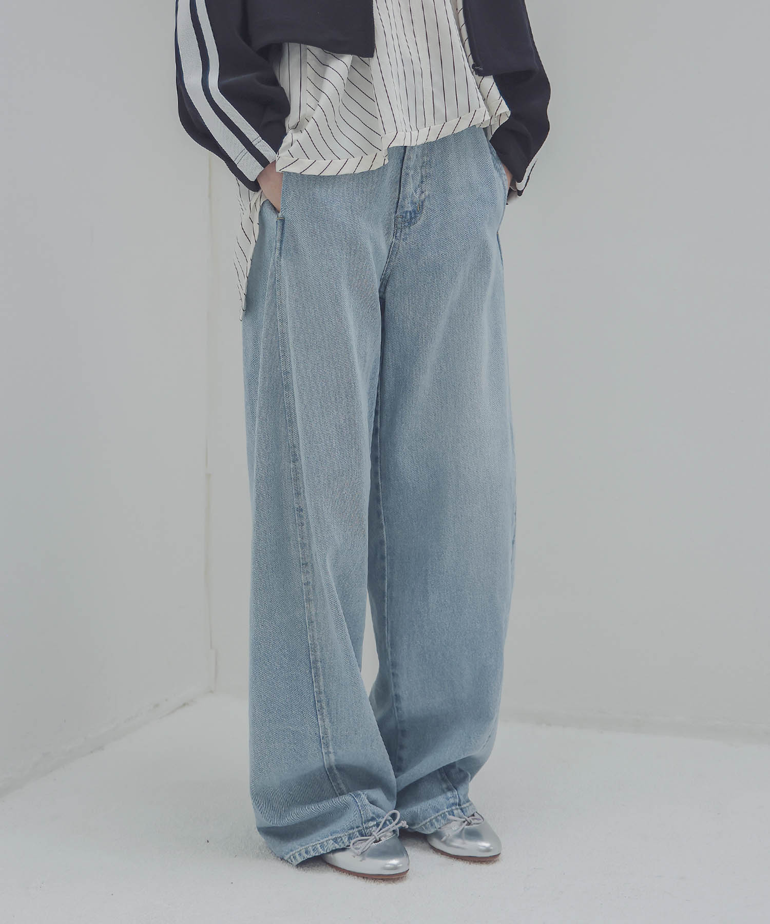 1990 barrel denim pants