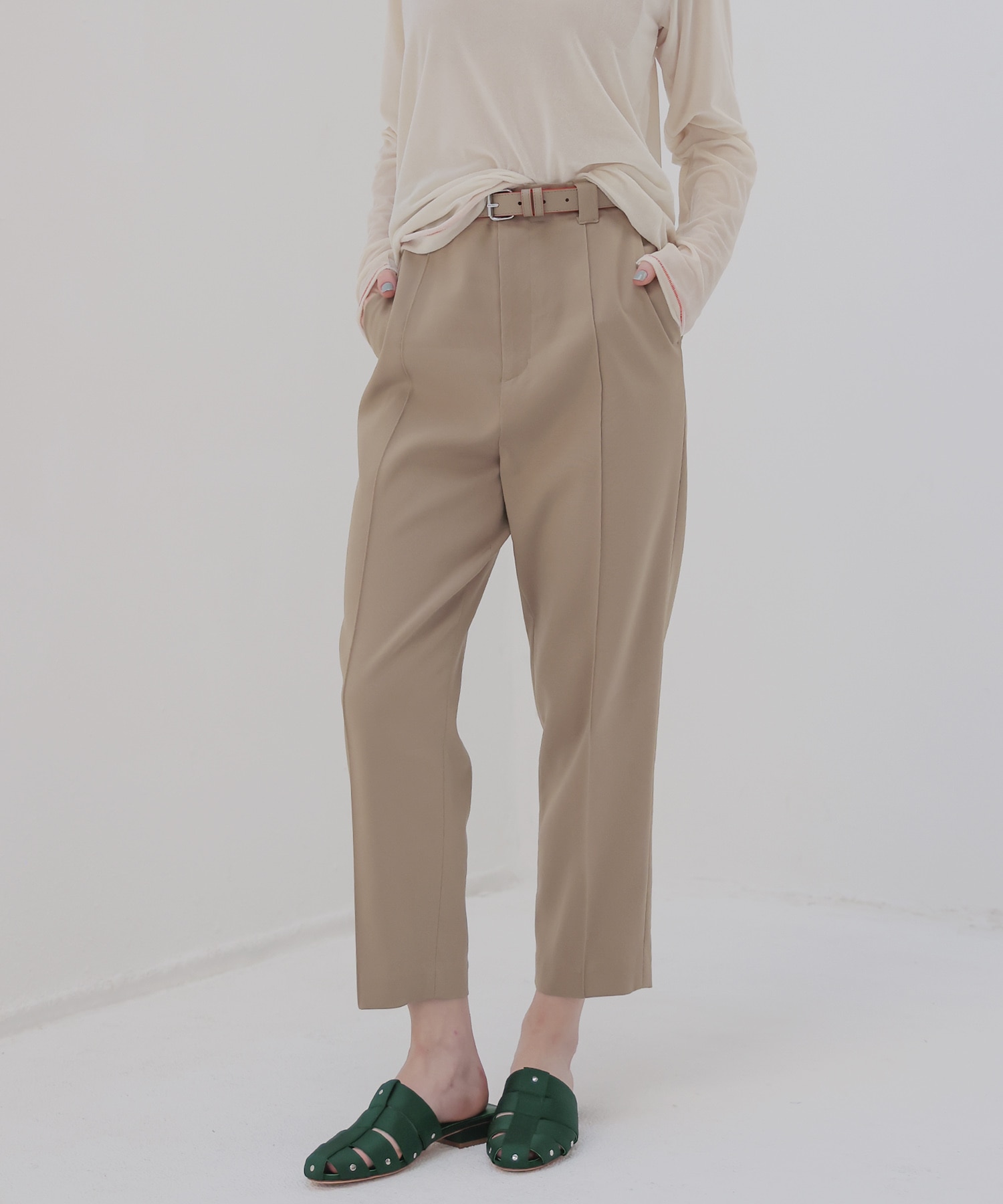 cuprime stretch tarperd trousers