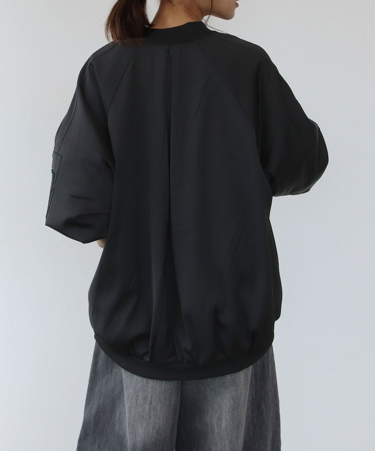 CHIGNON/シニヨン】サテンオーバーMA-1 | AND ON JIONE STORE