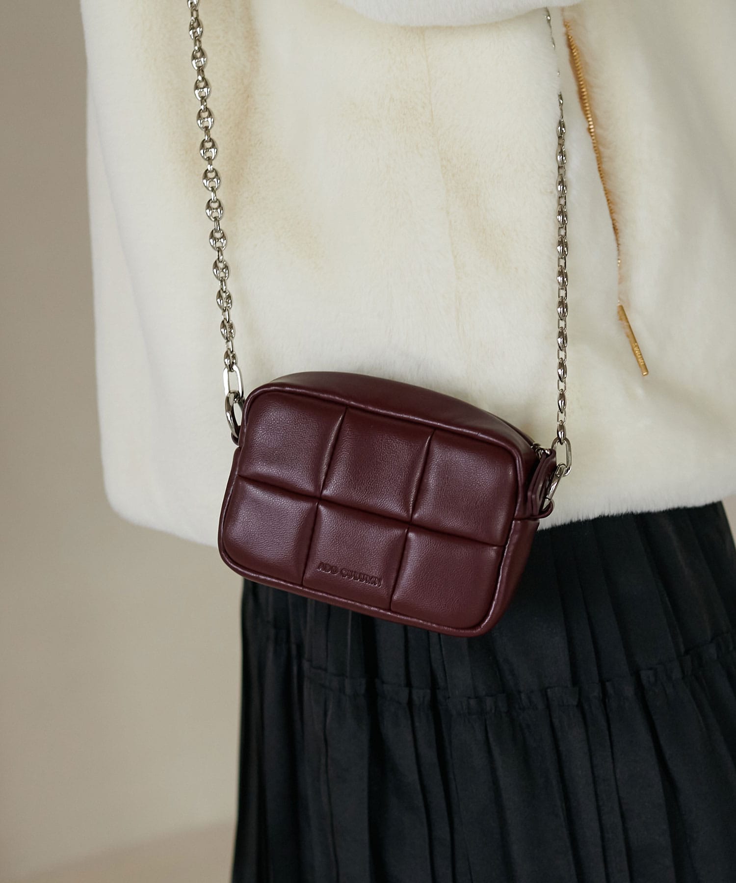 ADD CULUMN/アドカラム】PUFF-CROSSBODY ECS/アクセサリーバッグ | AND